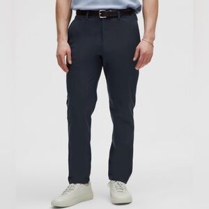 NWT Lululemon Men’s ABC Slim-Fit Trouser 32L WovenAir True Navy Blue Size 31